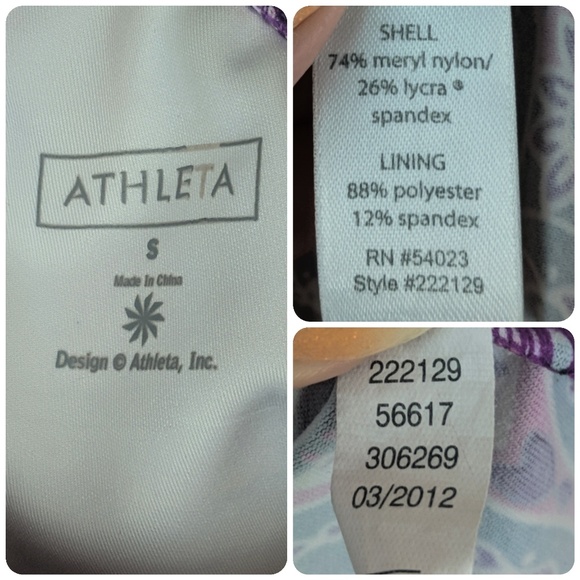 ATHLETA Point Break Shoreside Tankini   h19-68 - Picture 4 of 7